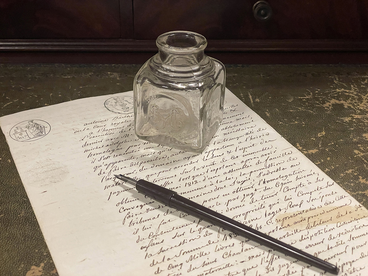 【🇬🇧 英國・厚玻璃墨水瓶・工業復古風格】