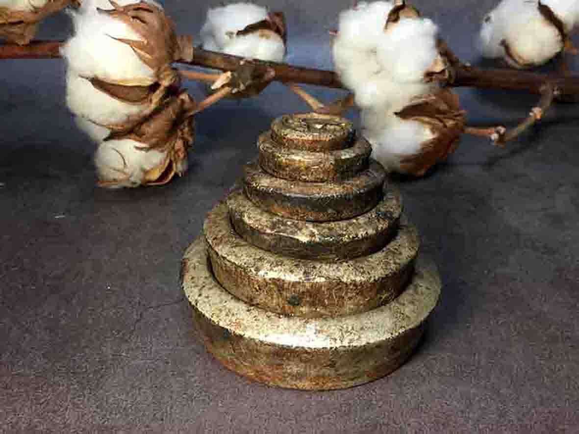 【🇬🇧 英國・古董鍛鐵砝碼組・工業風格】