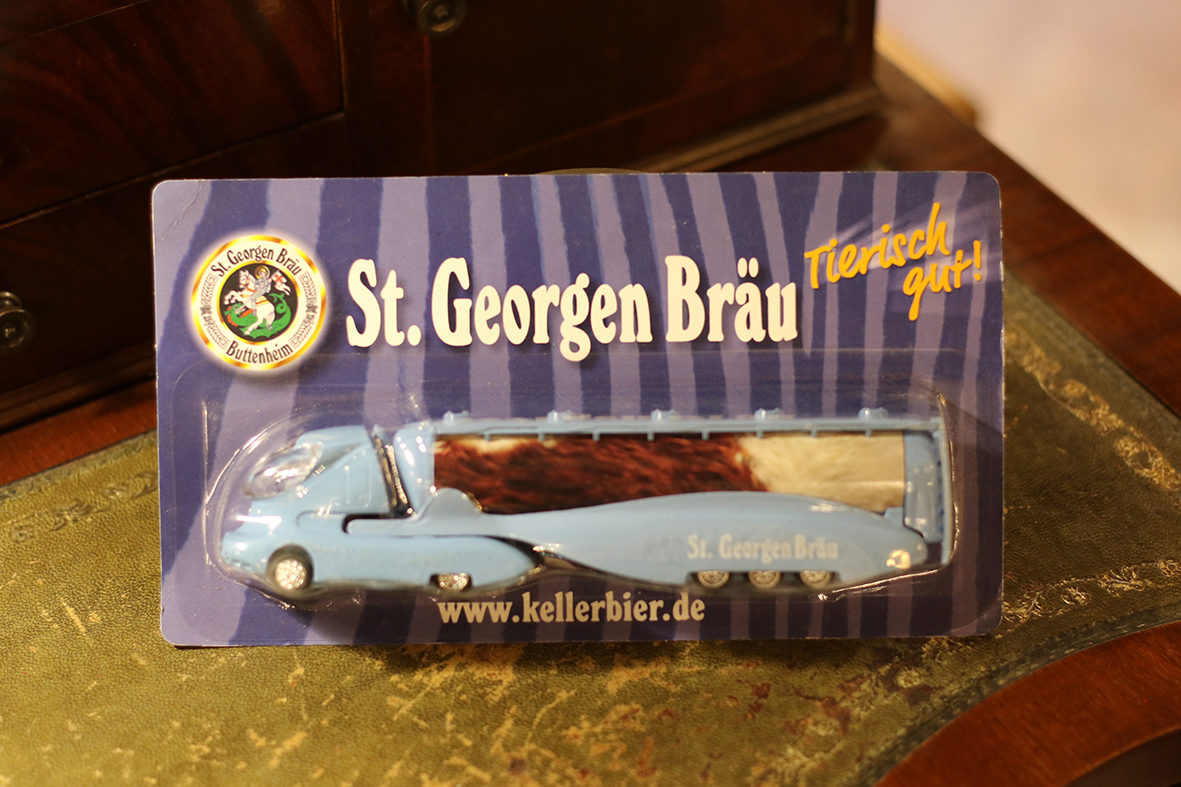【🇩🇪 德國・St. Georgen Bräu啤酒老拖車模型・收藏版】