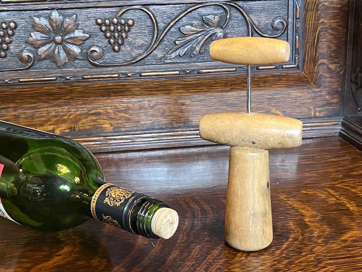 【🇫🇷 法國・手工實木紅酒開瓶器・復古餐酒風格】