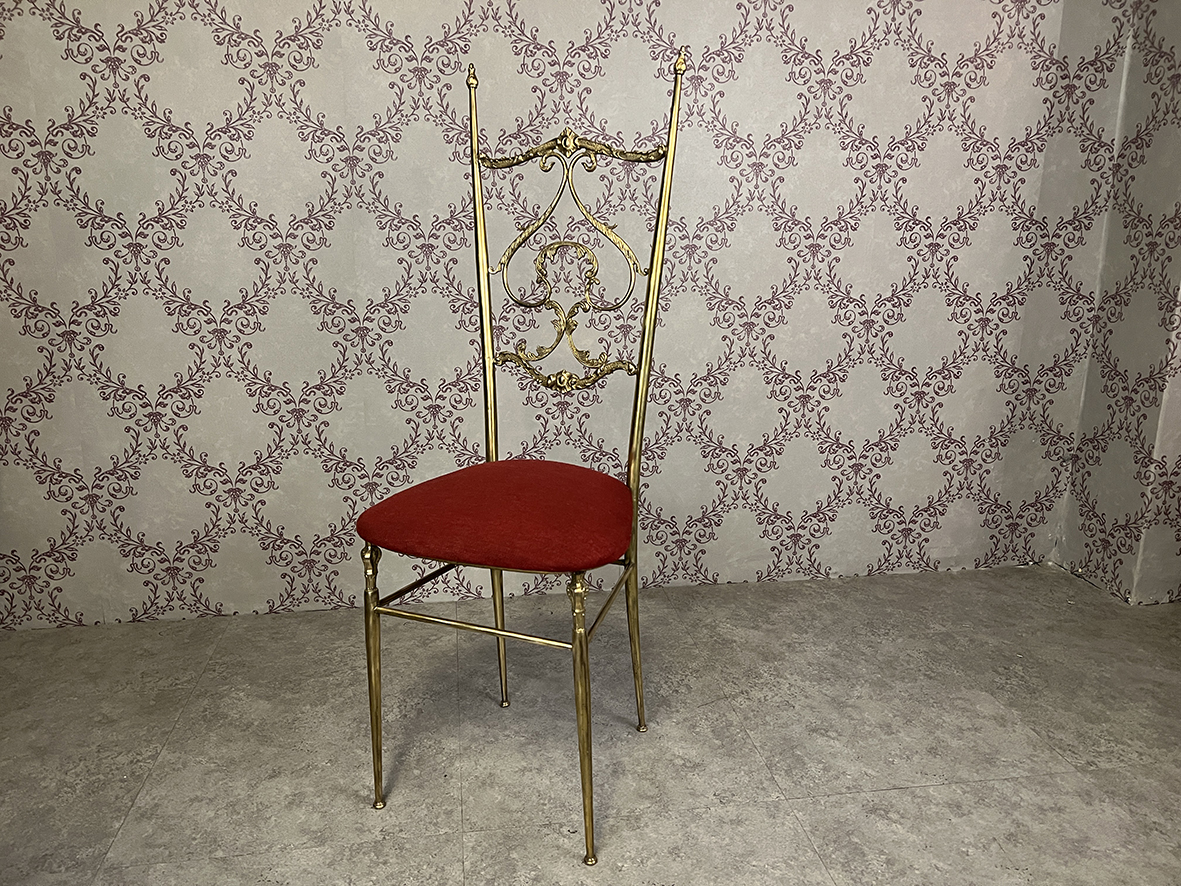 【🇫🇷 法國・黃銅浮雕沙龍椅・拿破崙三世風格】