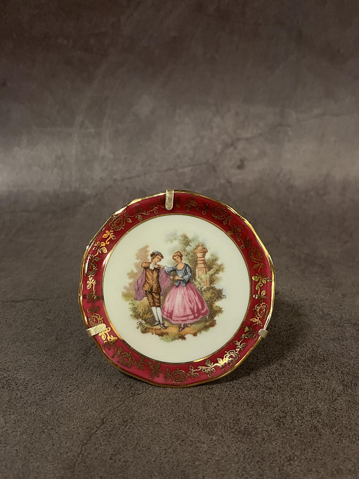 【🇫🇷 法國・Limoges 戀愛情侶瓷飾品盤】