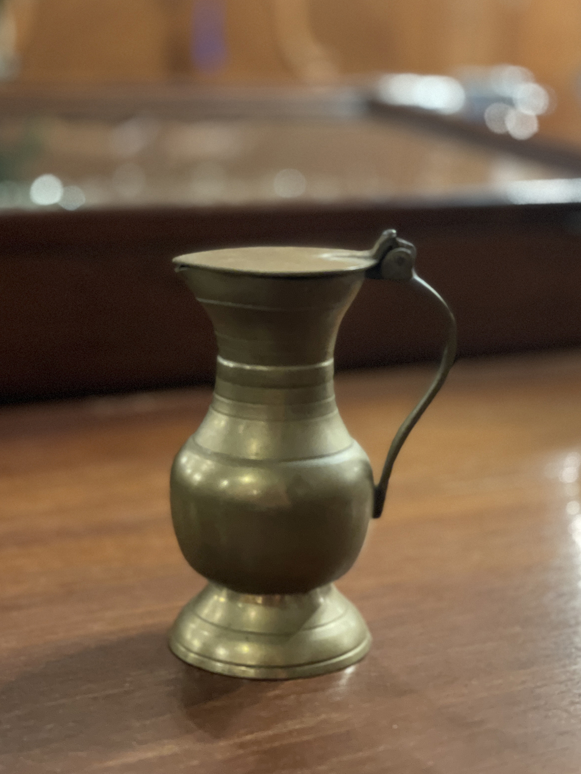 【🇫🇷 法國・古董黃銅小壺・鄉村風格】