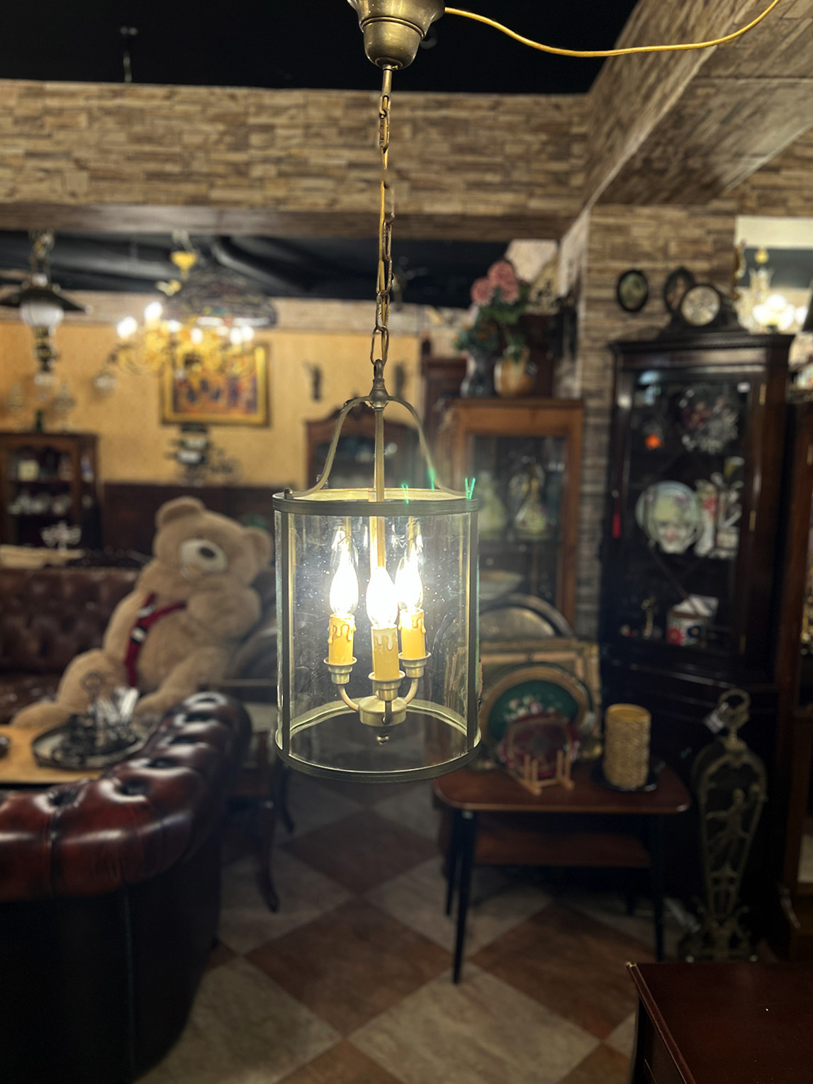 【🇫🇷 法國・Louis XV 簡約典雅圓柱手工玻璃吊燈・古典宮廷風】