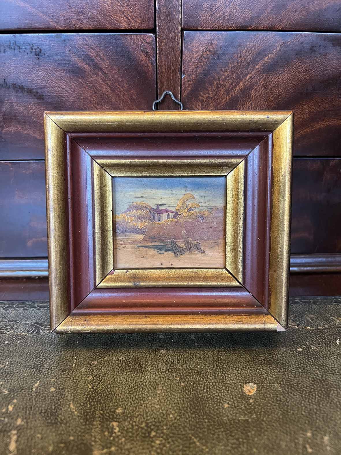 【🇮🇹 義大利・手繪風景油畫・鄉村小屋】