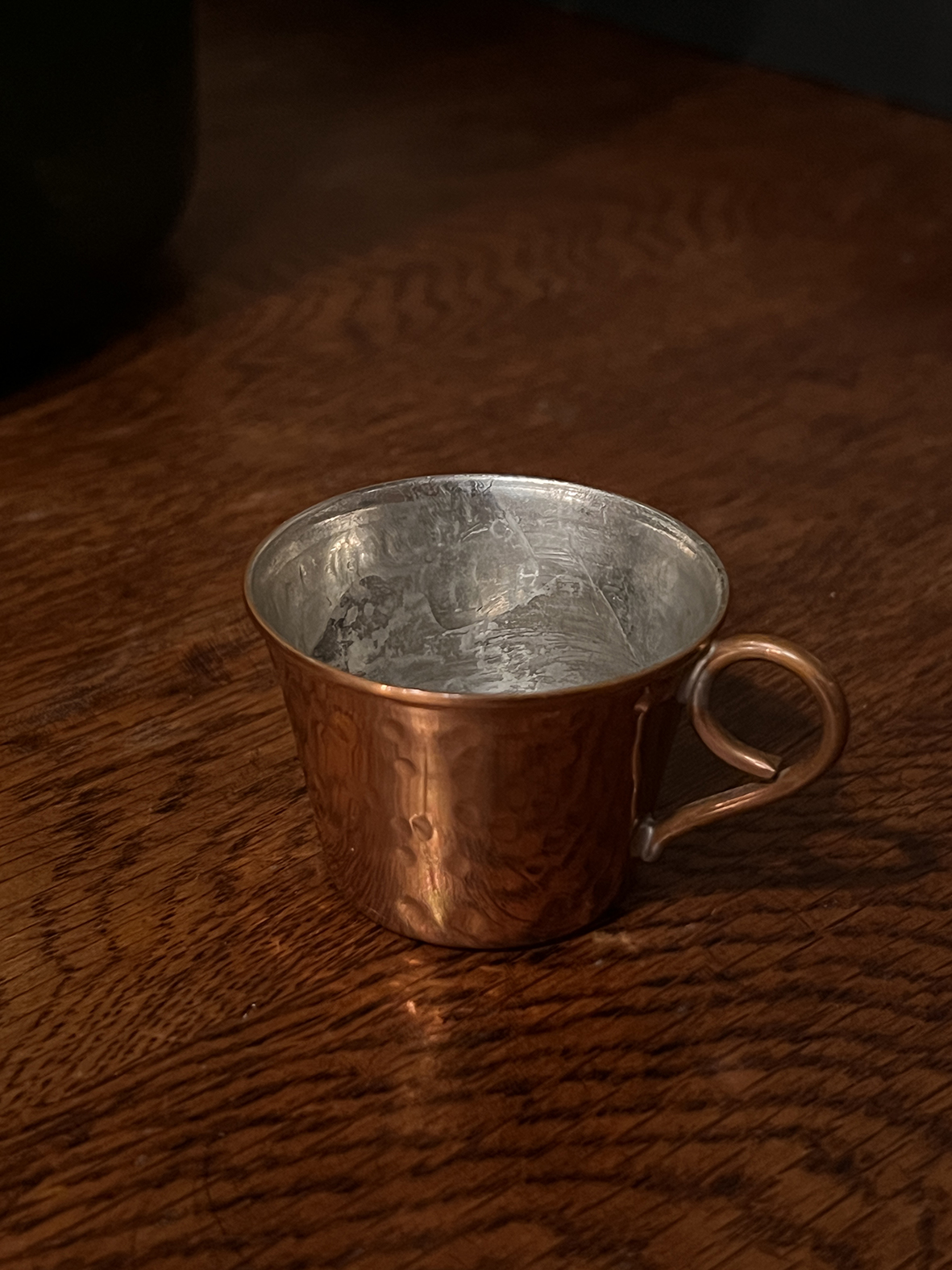 【🇫🇷 法國・手工紅銅單耳小杯・復古風格】