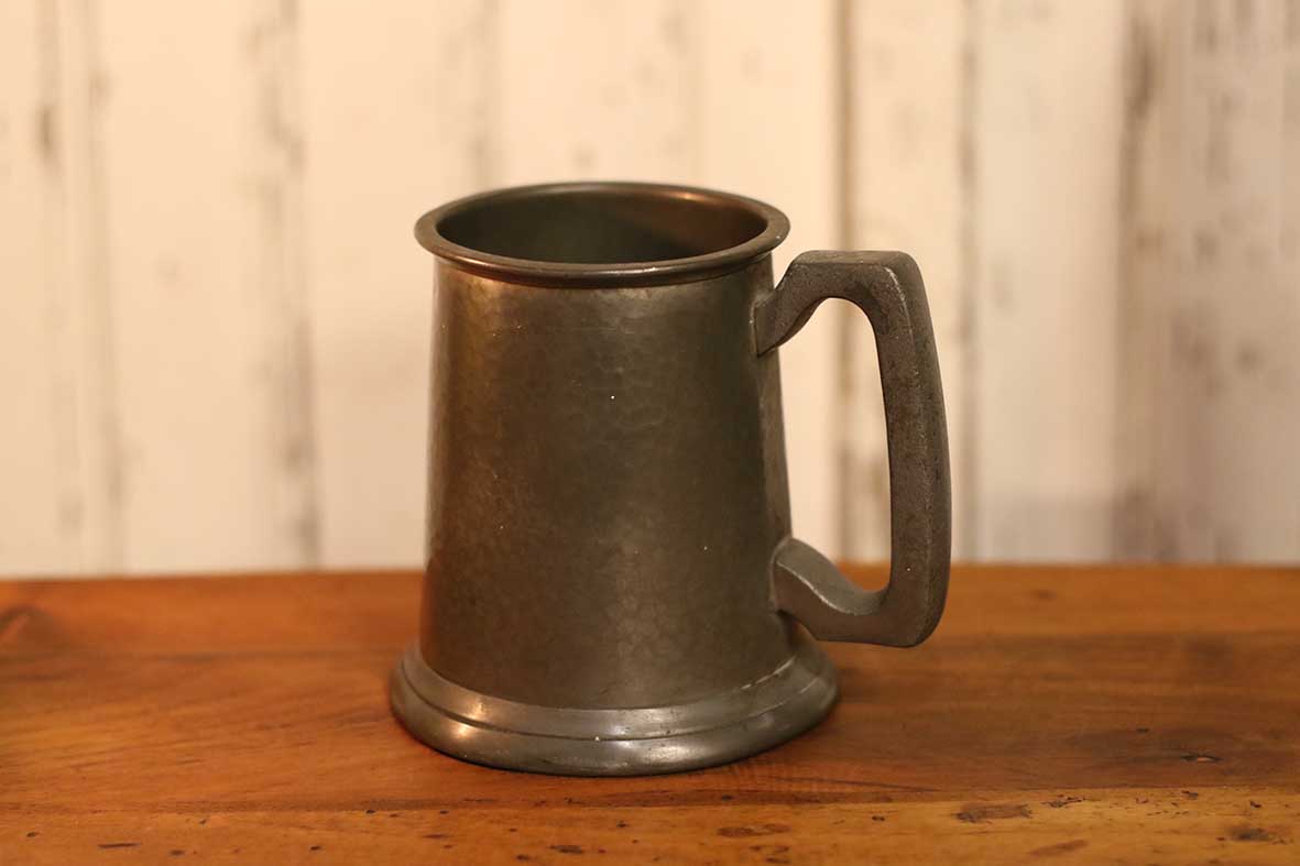 【🇬🇧 英國・百年 Sheffield 手工鎚製錫酒杯・工藝典藏】