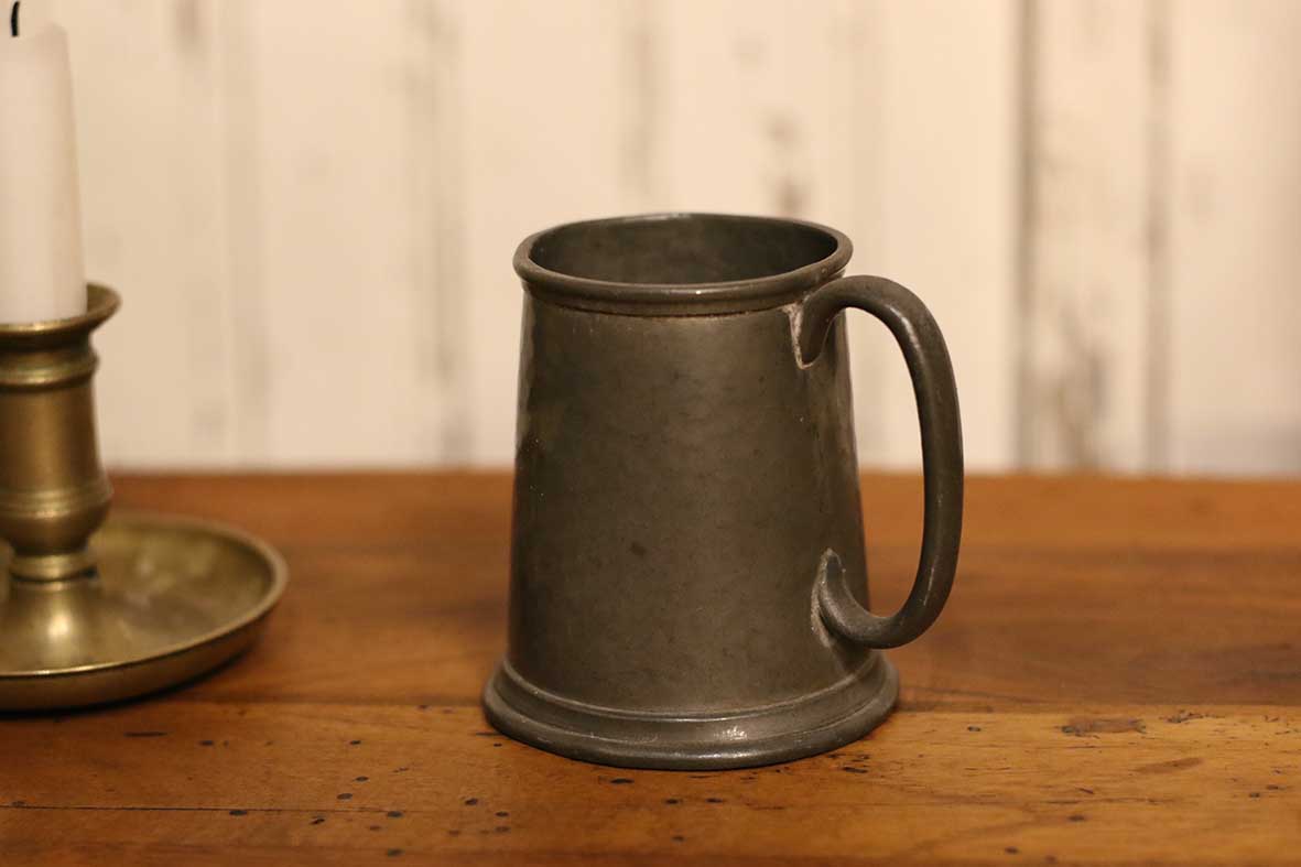 【🇬🇧 英國・Sheffield 手工鎚紋錫製酒杯・中世紀古典風】