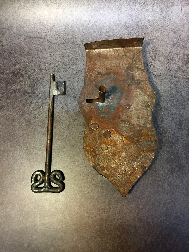 【🇳🇱 荷蘭・手工鍛鐵門鎖與原鍵・鄉村風格】