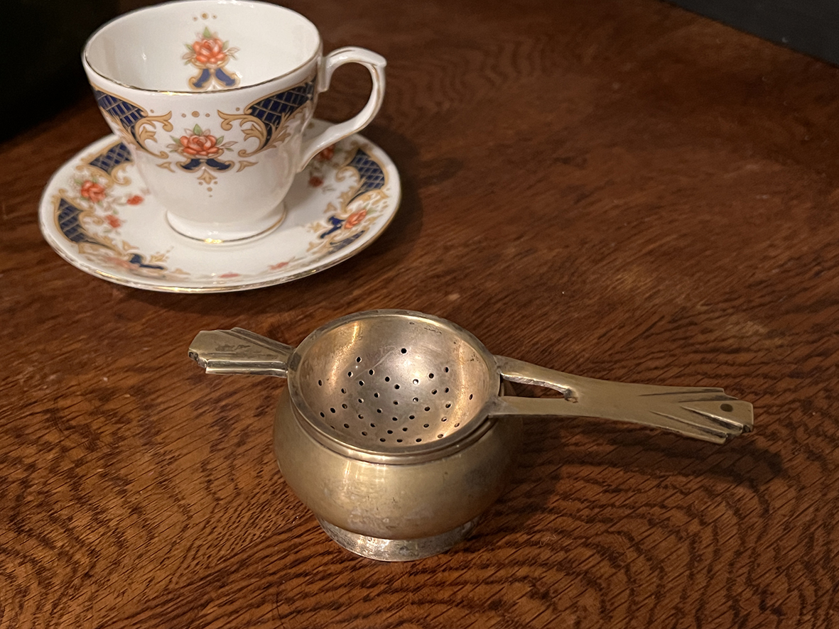 【🇳🇱 荷蘭・鍍銀茶濾匙組・新藝術風格】