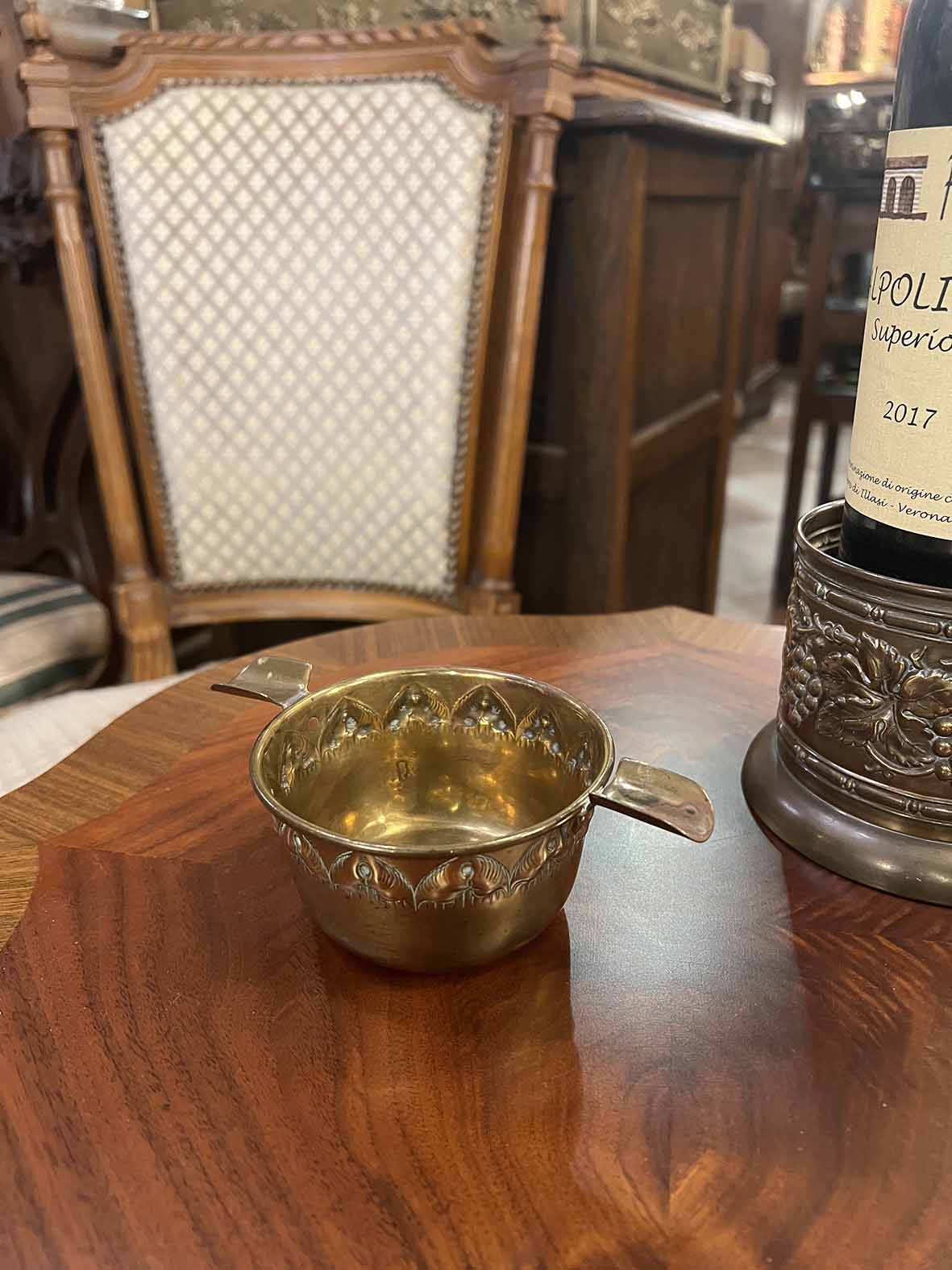 【🇳🇱 荷蘭・手工厚銅浮雕雪茄菸灰缸・鄉村古典優雅生活選物】