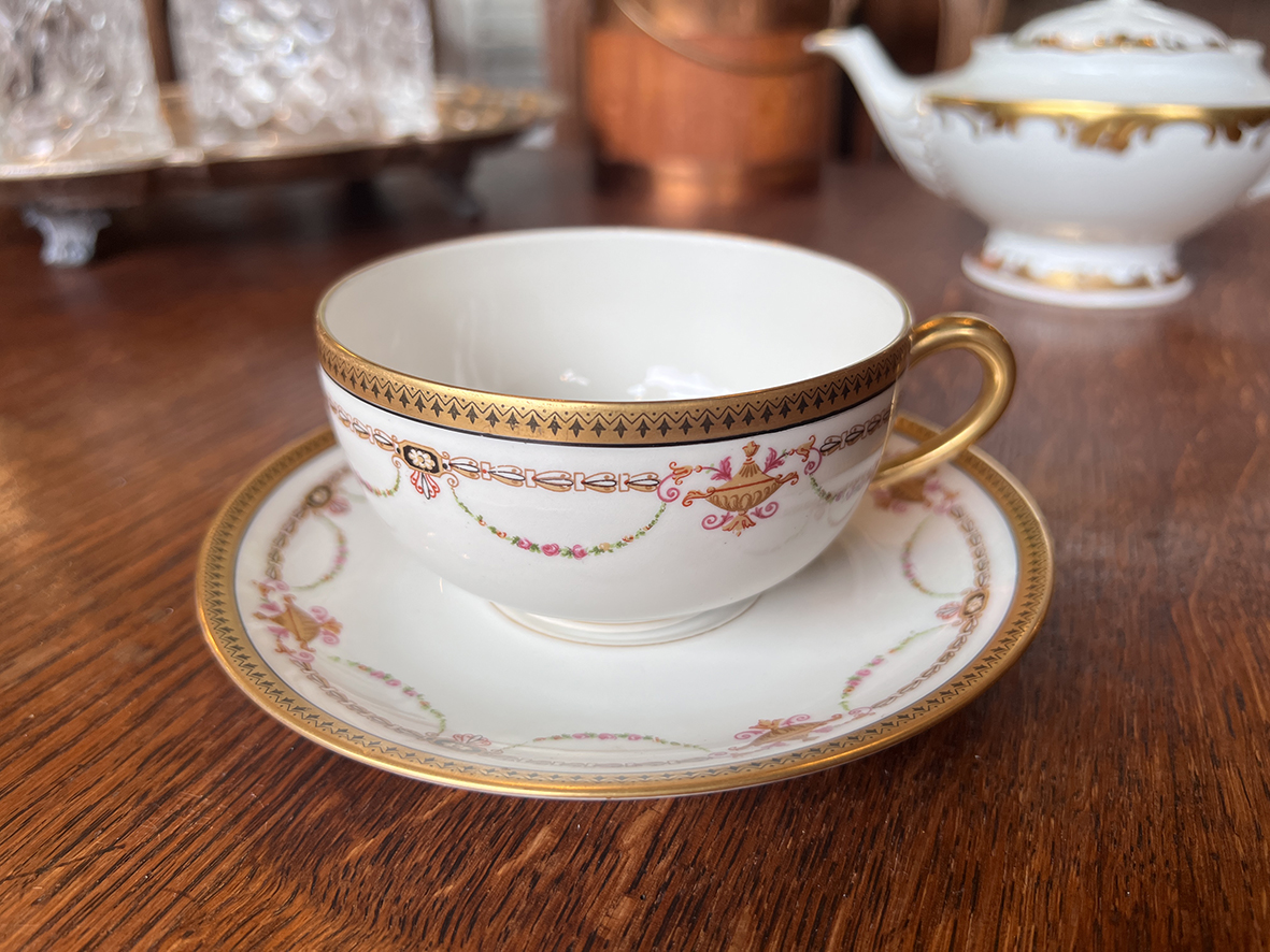 【🇫🇷 法國・L. Bernardaud & Co. 茶杯組・新古典主義風格】