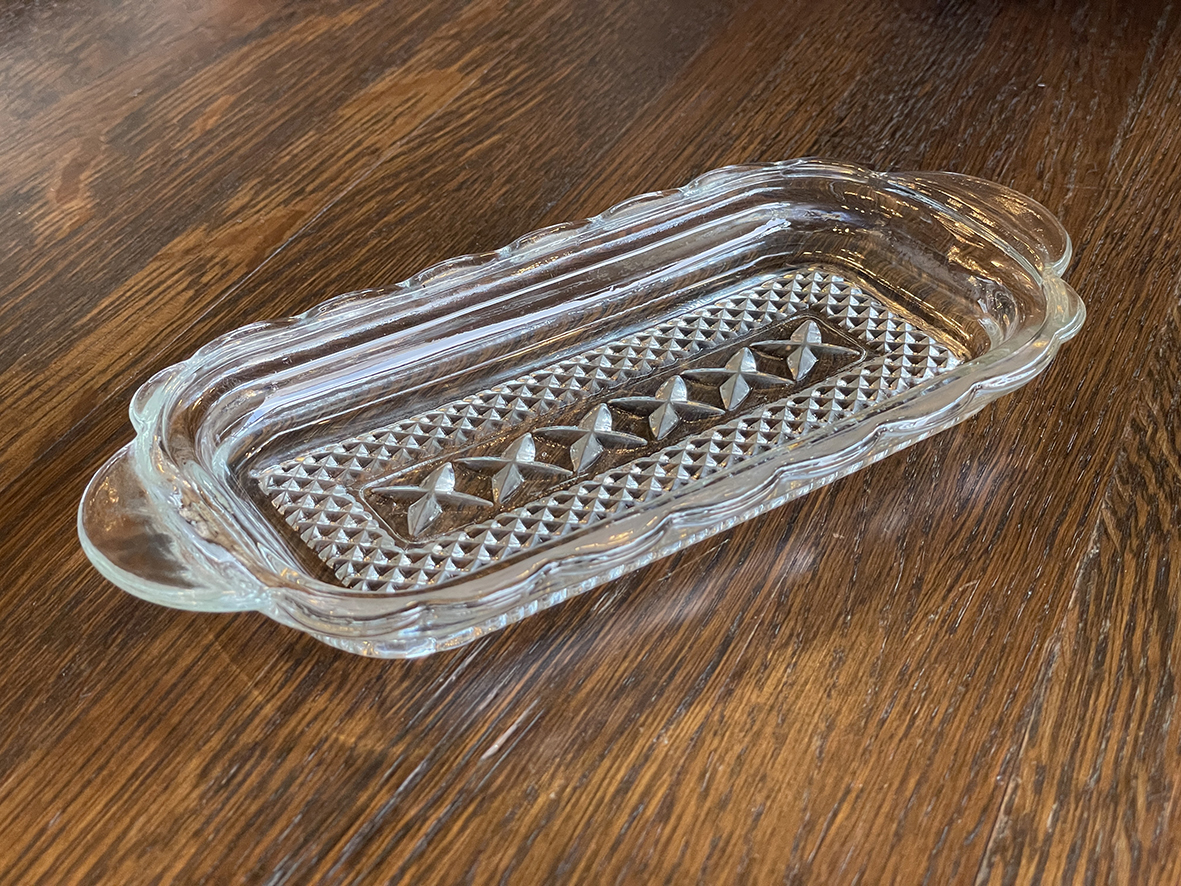 【🇫🇷 法國・手工水晶刻花奶油盤・餐桌古典風】