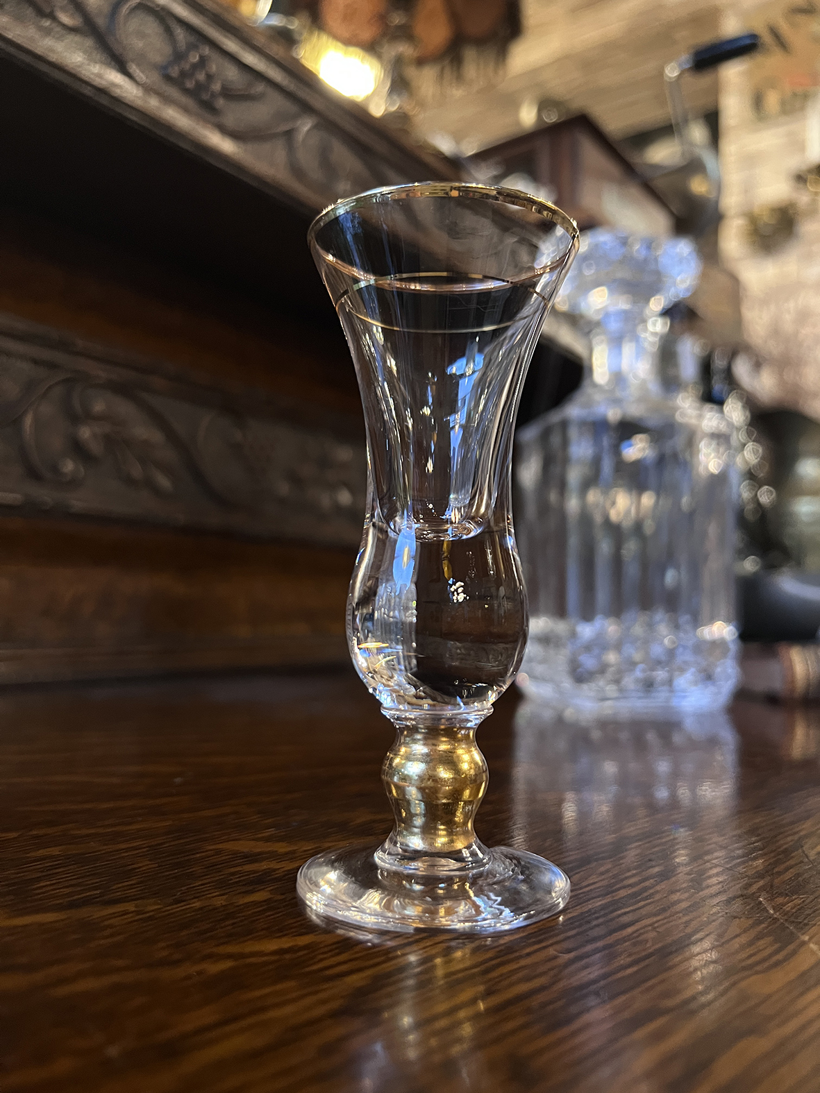 【🇫🇷 法國・24K金邊水晶Shot杯・精緻酒吧風格】