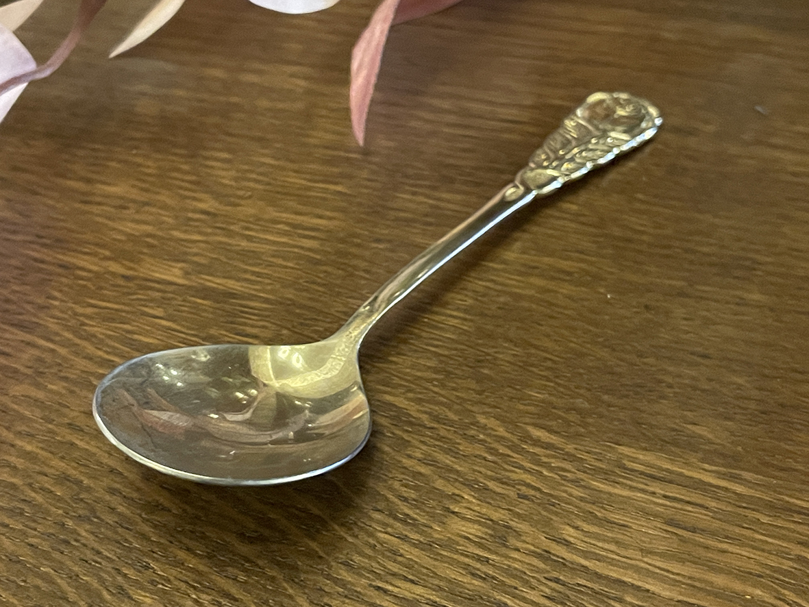 【🇩🇪 德國・鍍金玫瑰點心匙・浪漫花卉風格】