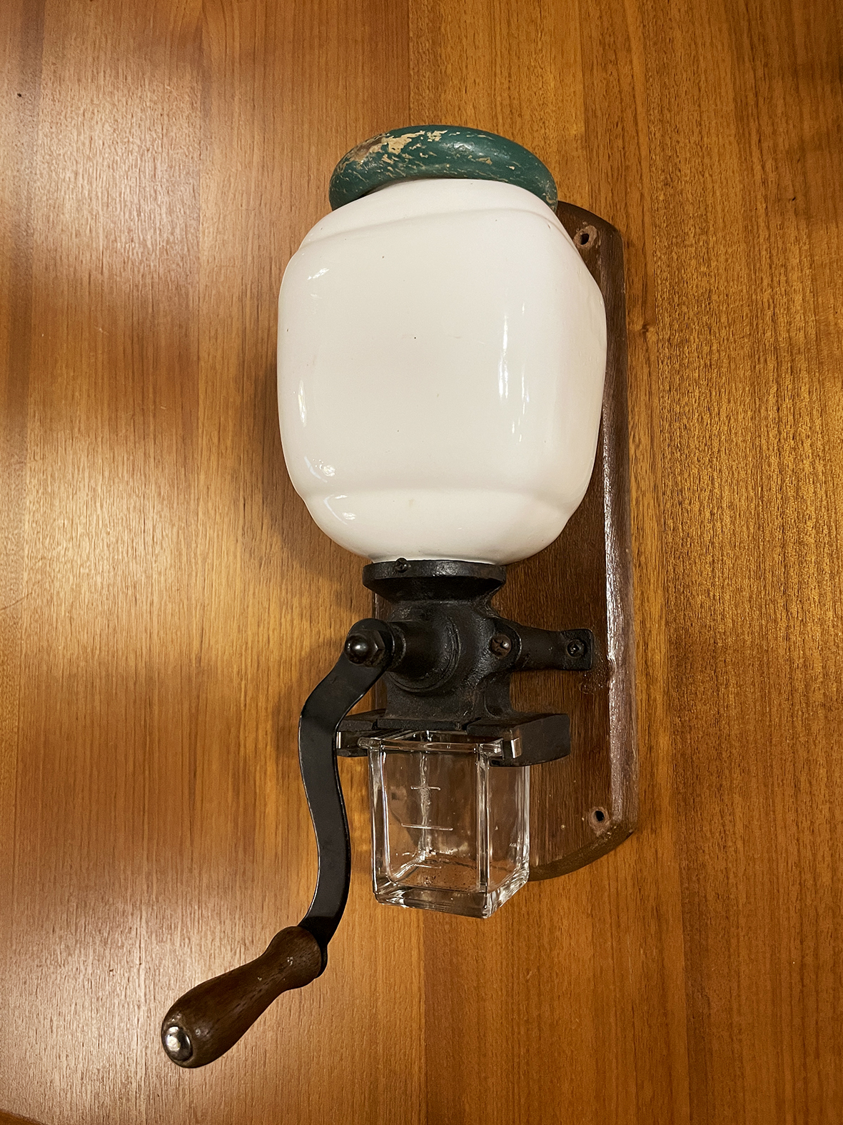 【🇩🇪 德國・素瓷鑄鐵壁掛式咖啡磨・經典鄉村風格】