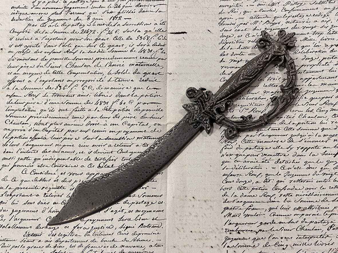 【🇳🇴 挪威・手工錫製拆信刀・北歐古典風格】